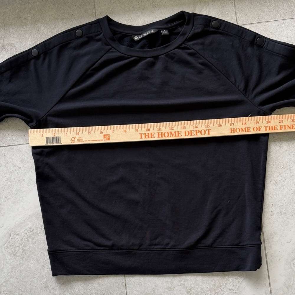 Athleta Black Snappy Sweatshirt - Picture 8 of 15